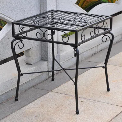 International Caravan Tropico Iron Side Table