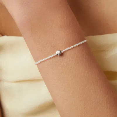 Astrid &amp; Miyu Cosmic Click Charm In 9k White Gold