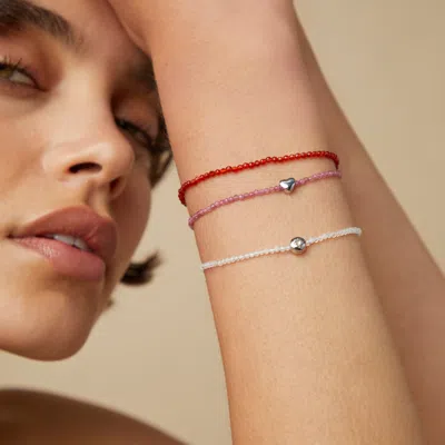 Astrid &amp; Miyu Cosmic Click Charm In 9k White Gold