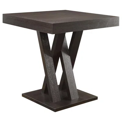 Coaster Freda Square Counter Height Table Cappuccino