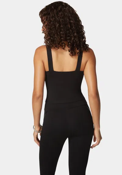 BEBE PDR COMBO VEGAN LEATHER CORSET 