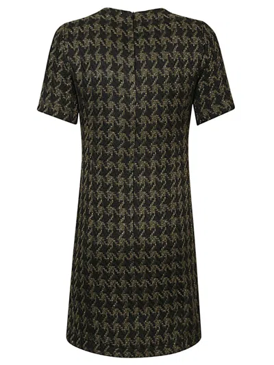 5*progress 5progress Houndstooth Wool Blend Short Dress