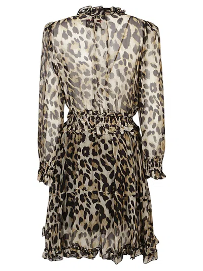 5*progress 5progress Printed Silk Blend Shirt Dress