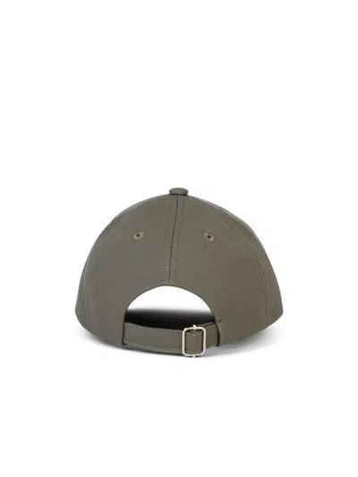 Shop Apc A.p.c. 'charlie' Military Khaki Cotton Cap