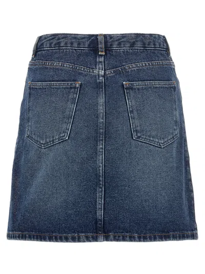 Apc A.p.c. Denim Mini Skirt