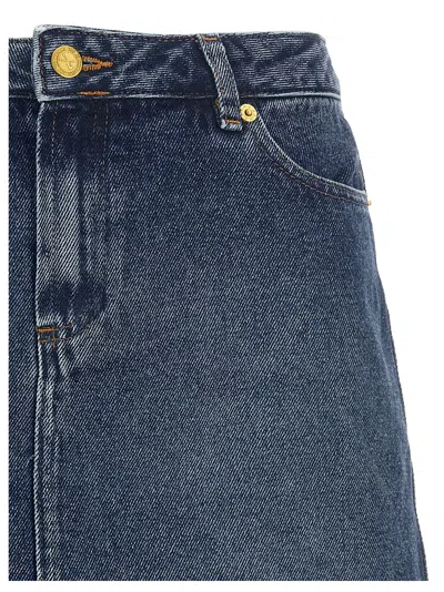 Apc A.p.c. Denim Mini Skirt