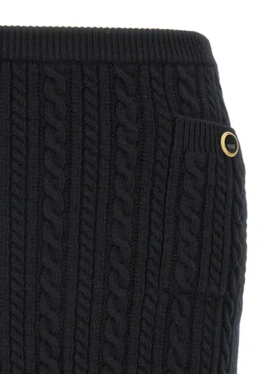 Alessandra Rich Mini Skirt With Jwl Buttons