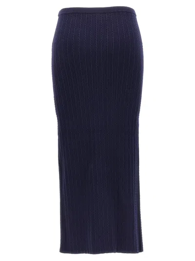 Alessandra Rich Knitted Pencil Skirt