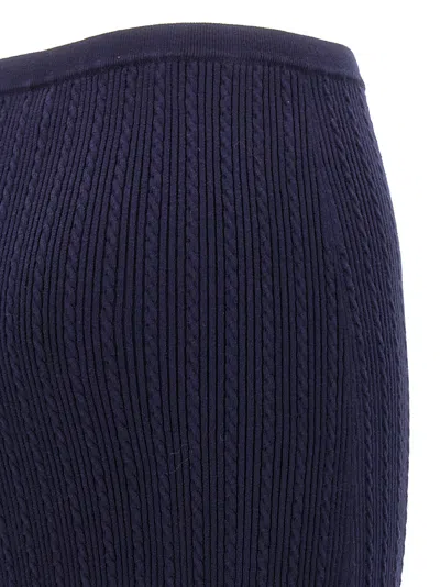 Alessandra Rich Knitted Pencil Skirt