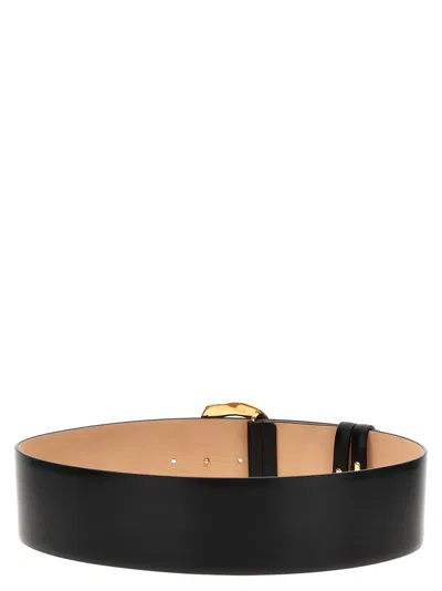 Alexander Mcqueen Snake-buckle Leather Belt