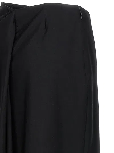 Alexander Mcqueen High-waist Virgin Wool Midi Skirt