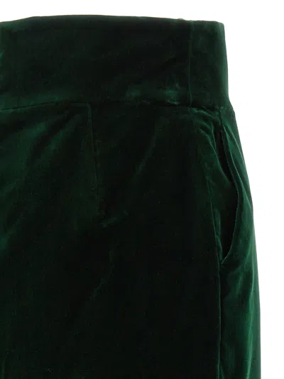 Alexandre Vauthier Velvet Knee-length Pencil Skirt With High Waist