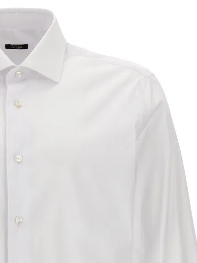 Barba Napoli Tailored Cotton Shirt Buttoned Cuffs