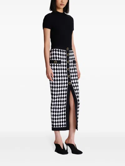 Balmain Buttoned Midi Skirt