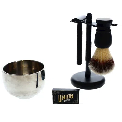 Union Razors Mens Shaving Kit 5-piece Gift Set With Razor Essentials And Replacement Blades Mbgs1