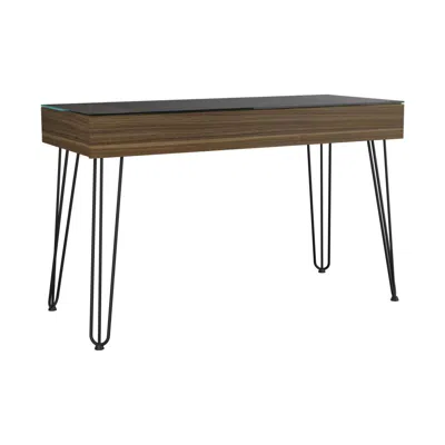 Depot E-shop Arizona 120 Drawer Desk - Mahogany