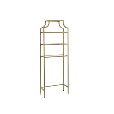 Crosley Furniture Aimee Space Saver Soft Gold