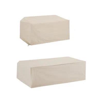 Crosley Furniture 2pc Furniture Cover Set Tan - Loveseat & Coffee Table