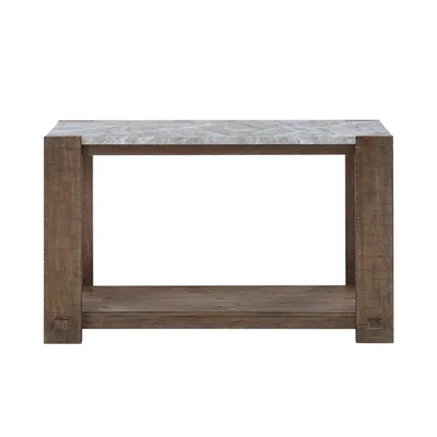 Steve Silver Libby Sintered Stone Sofa Table