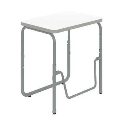 Safco Alphabetter 2.0 Height - Adjustable Student Desk With Pendulum Bar 22"-30" - Dryerase