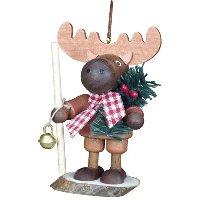 Alexander Taron 13-0705 - Christian Ulbricht Ornament - Elk - 5"h X 3"w X 2.25"d