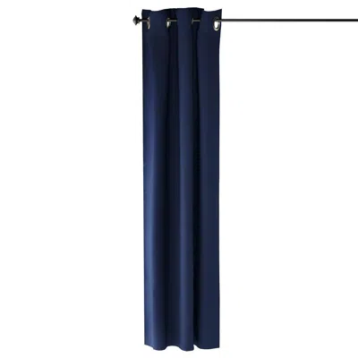 Furinno Collins Blackout Curtain 42x84 In. 1 Panel, Dark Blue