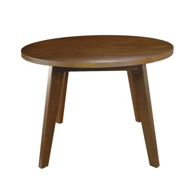 American Trails Genuine 24" Round Coffee Table With Solid American Gum - Walnut