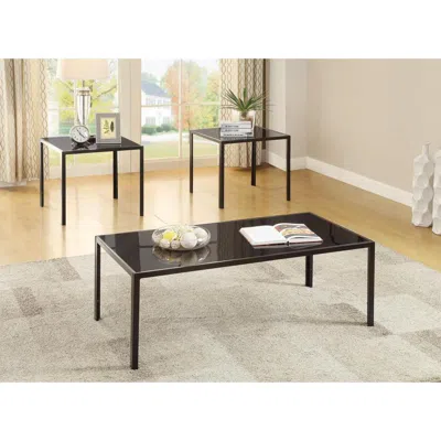 Coaster Co. Of America Brock 3-piece Occasional Table Set Warm Medium Brown