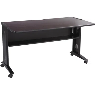 Safco 54"w Reversible Top Mobile Desk - For - Table Toprectangle Top - 28" Table Top Length X 53.50" Table