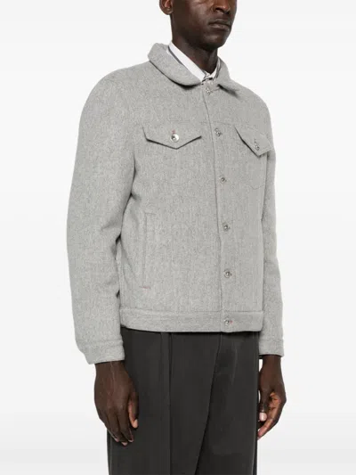 Shop Brunello Cucinelli Wool Jacket