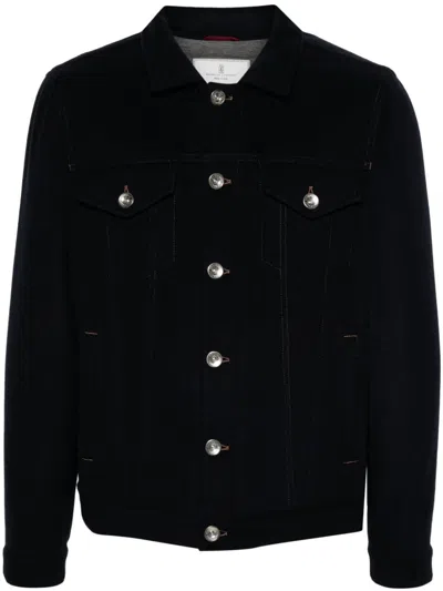 Shop Brunello Cucinelli Wool Jacket