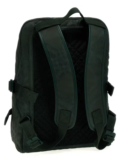 Burberry Check Pattern Backpack Adjustable Straps