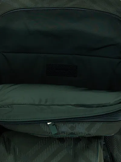 Burberry Check Pattern Backpack Adjustable Straps