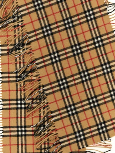 Shop Burberry Check Scarf