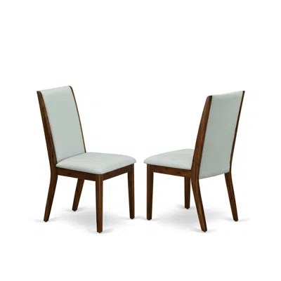 East West Furniture Parson Chairs-, Lap8t05