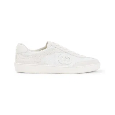 Gucci Interlocking G Low-top Sneakers In White