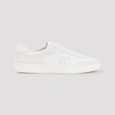 Gucci Interlocking G Low-top Sneakers In White