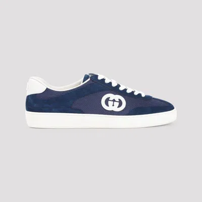 Gucci Interlocking G Low-top Sneakers In White