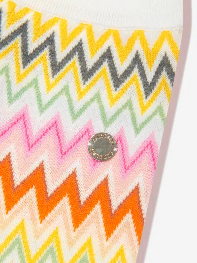Missoni Zigzag-woven Knitted Trousers In Multicoloured