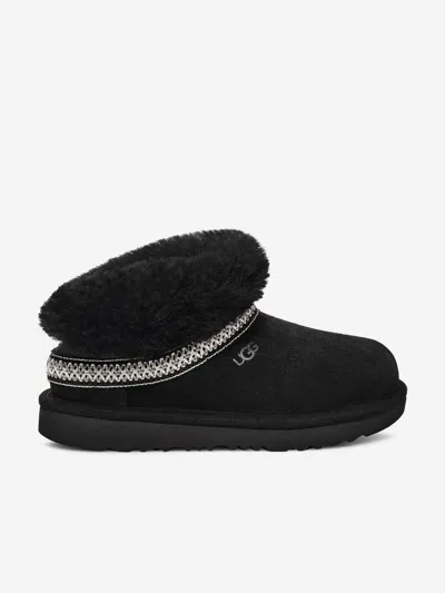 Ugg Kids Classic Mini Crescent Boots In Black