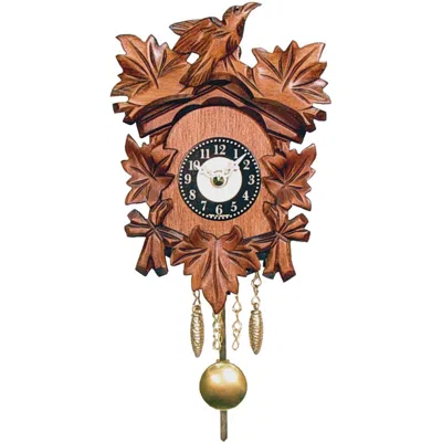 ALEXANDER TARON 0125-1QP - ENGSTLER BATTERY-OPERATED CLOCK - MINI SIZE WITH MUSIC/CHIMES - 5.5"H X 4.25"W X 3.25"D 
