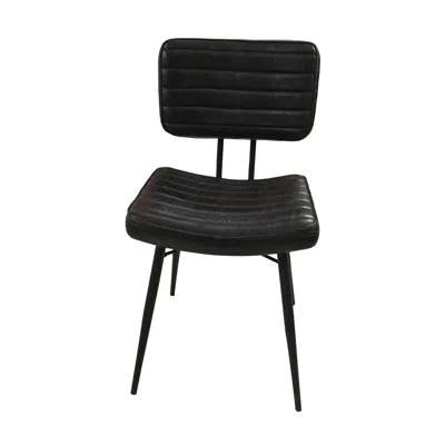 Coaster Co. Of America Partridge Padded Side Chairs Espresso And Black (set Of 2)