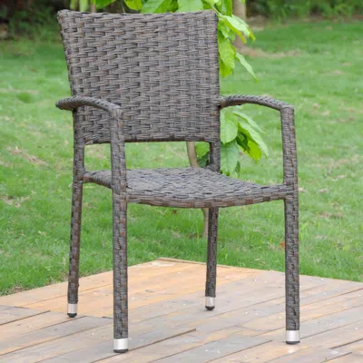 International Caravan Ibiza Resin Pandan Aluminum Square Back Dining Chair (set Of 4)
