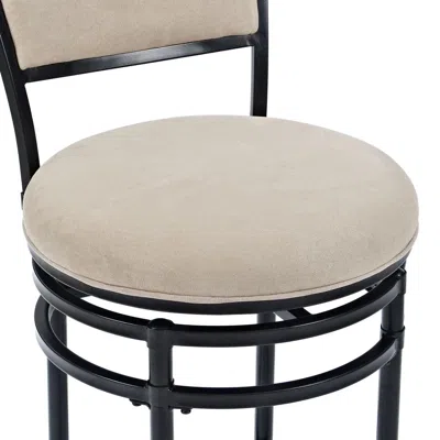 Crosley Furniture Rachel Bar Stool Black/white