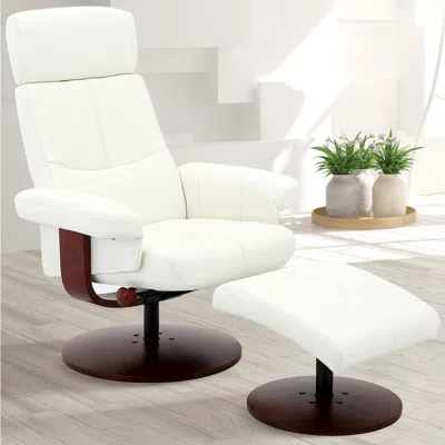 Progressive Furniture Relax-r Regina Recliner White Polyurethane