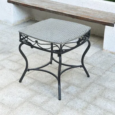 International Caravan Valencia Resin Wicker/ Steel Side, Grey