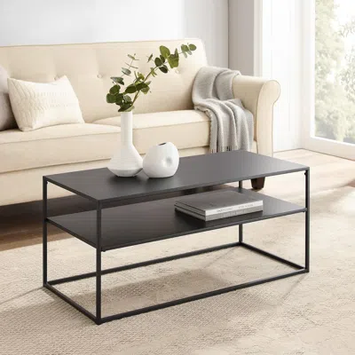 Crosley Furniture Braxton Coffee Table Matte Black