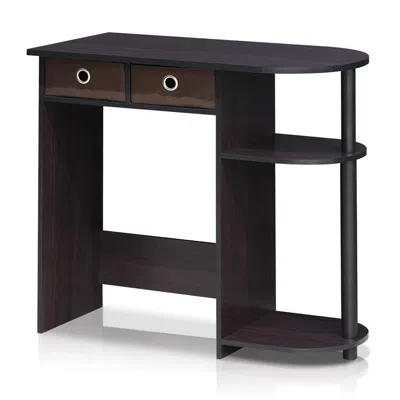 Furinno Go Green Home Laptop Notebook Computer Desk/table, Dark Walnut, 11193dwn
