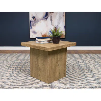 Coaster Devar Square Engineered Wood End Table Mango