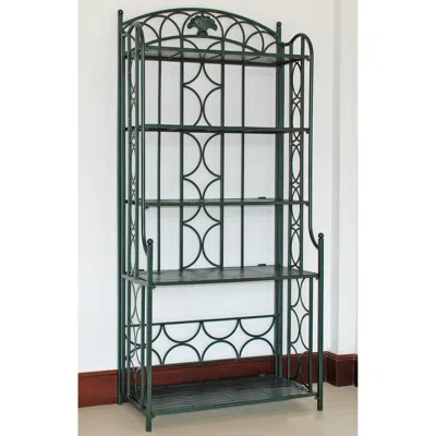 International Caravan Iron 5-tier Bakers Rack